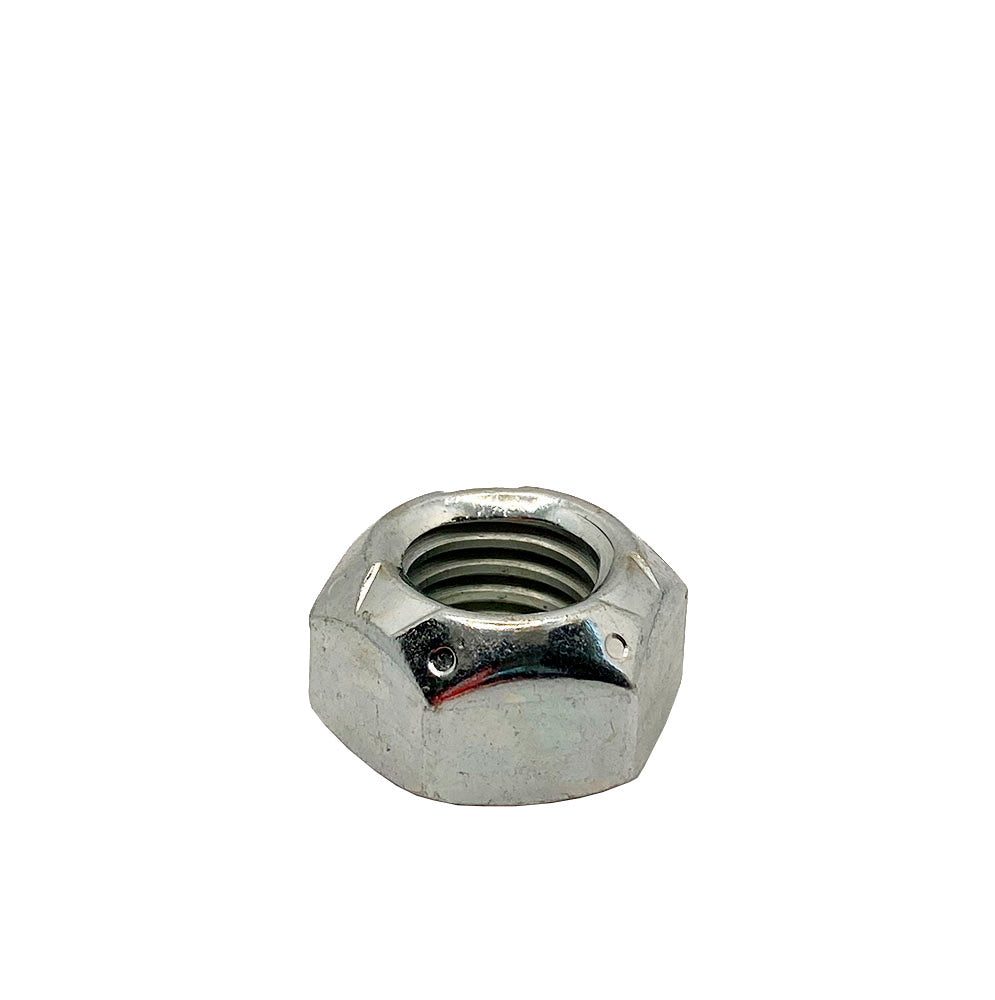 9/16-12in UNC Grade C Prevailing Torque All Steel Lock Nut Zinc Plated