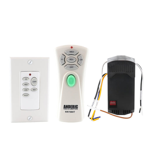 Substitute for Craftmade UC7224T4 wired Ceiling Fan Remote Control [UNVWALLKIT001]