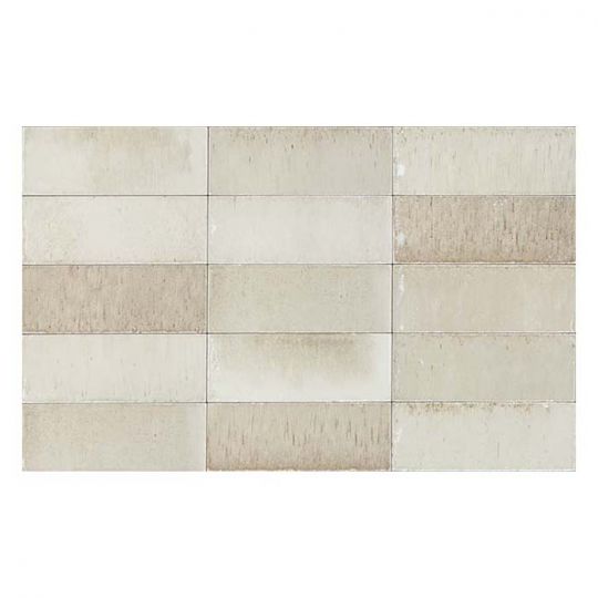 Aquatica Beige Glossy Porcelain Pool Tile 3"x8" - Gleeze Collection