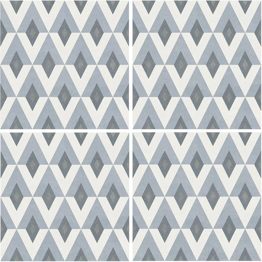 Aquatica Fiorella Directional Pattern Porcelain Pool Tile 6"x6" - Fiore Collection