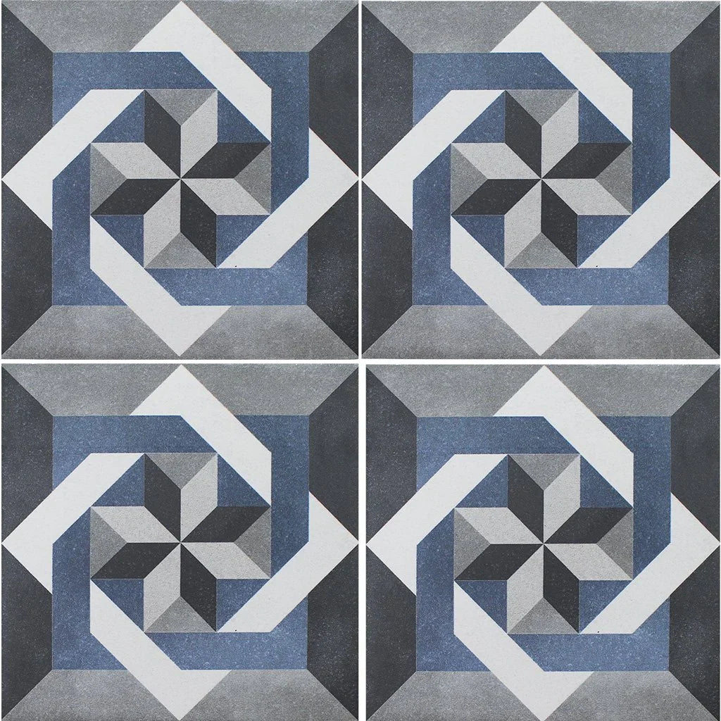 Aquatica Isabelle Porcelain Pool Tile 6"x6" - Fleur Collection