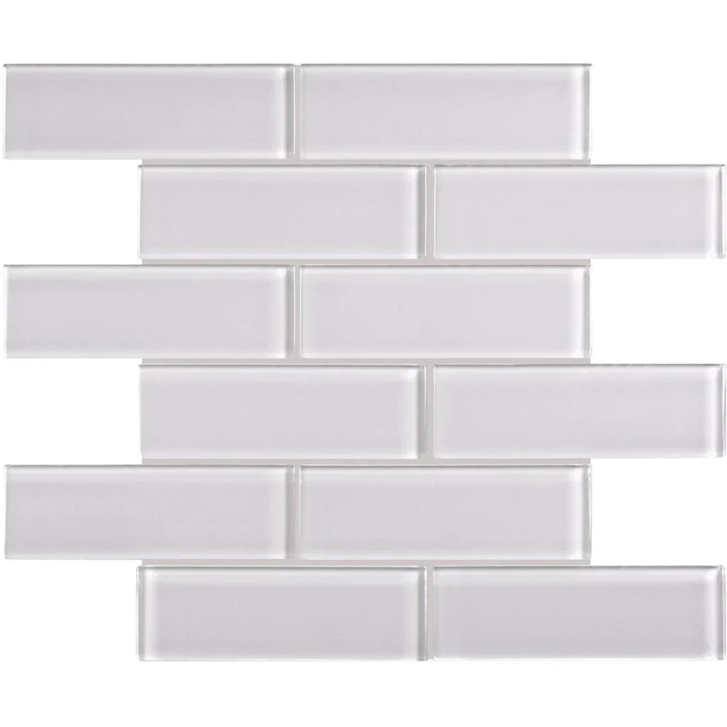 Aquatica Skylight Brick Look Glass Tile 11.75"x11.75" - Element Collection