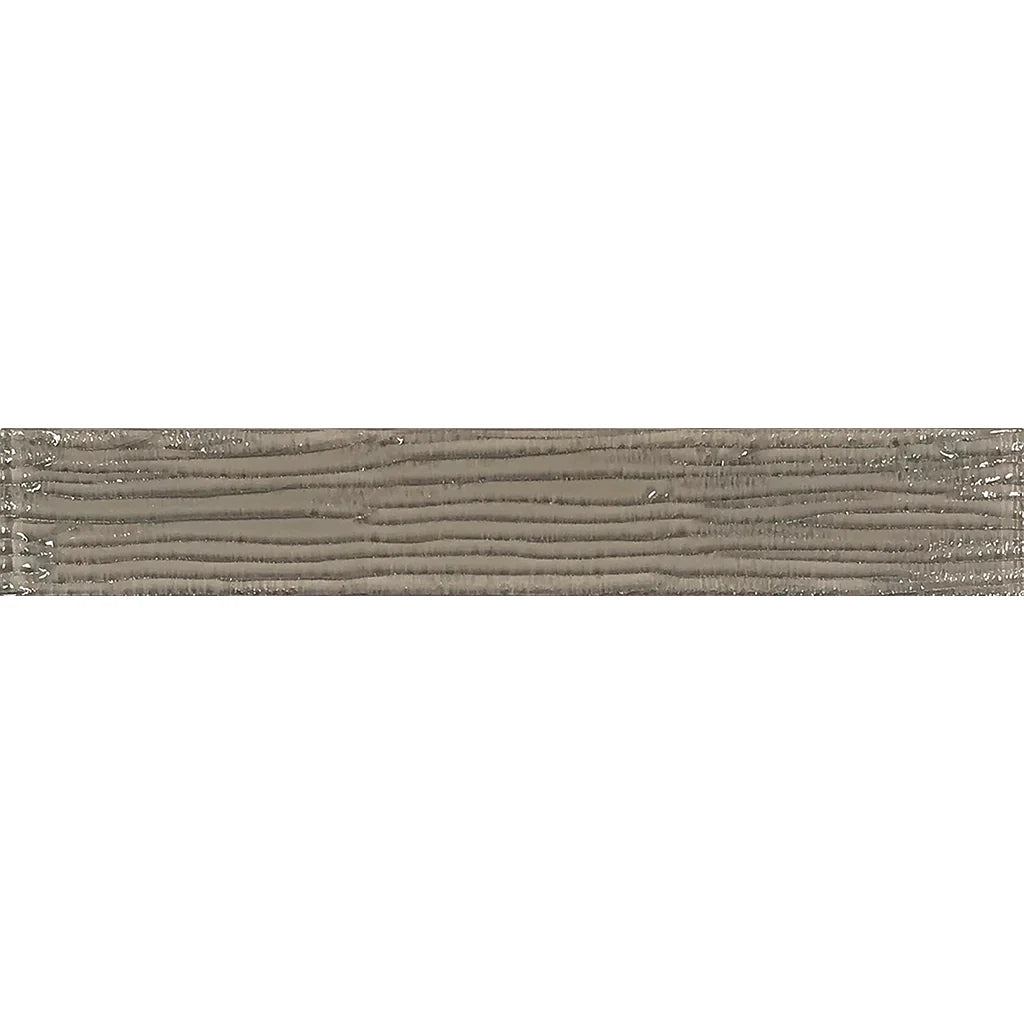 Aquatica Taupe Bamboo Glass Tile 2"x12" - Earth Collection