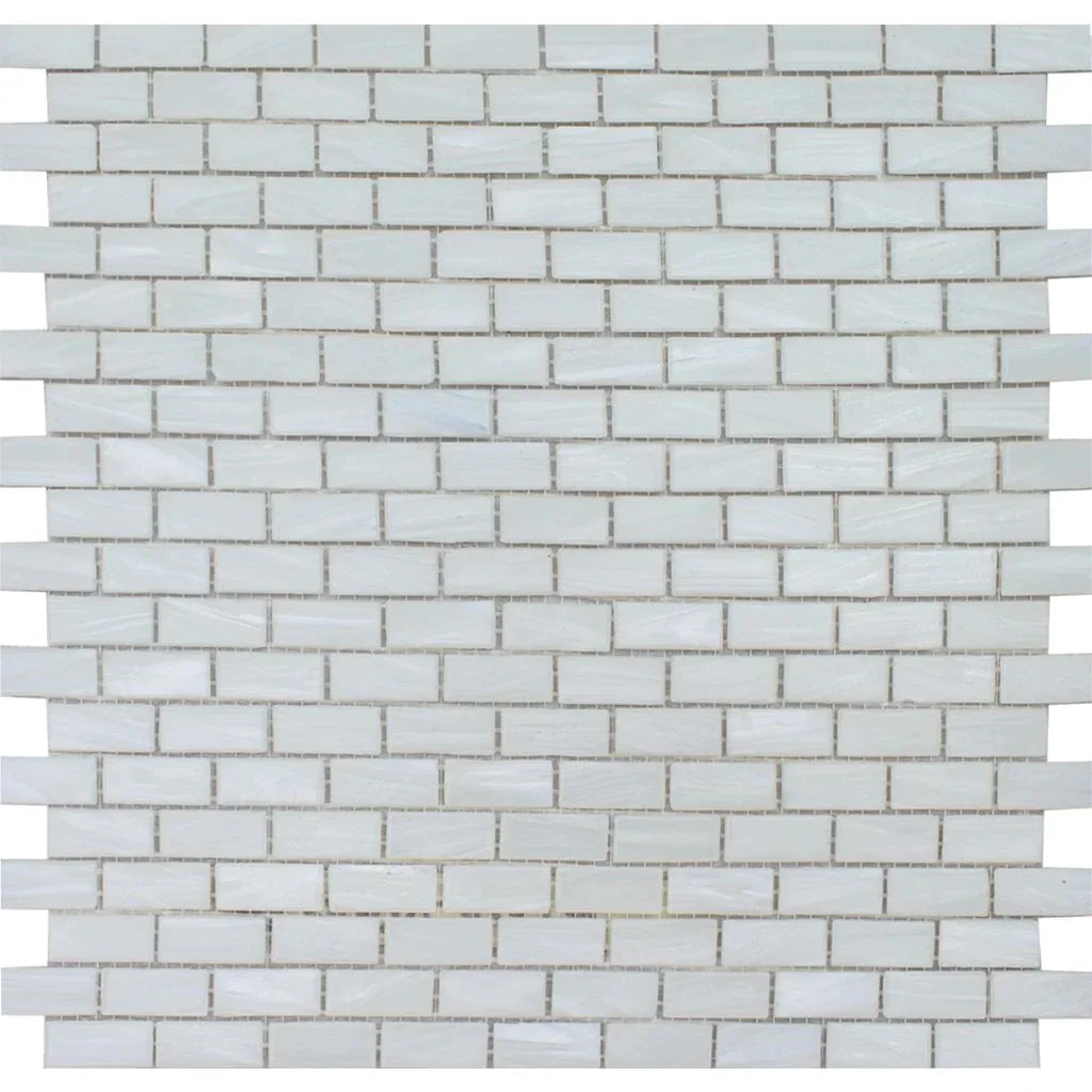 Aquatica Pearl Glass Mosaic Tile 12.25"x12.75" - Aurora Collection