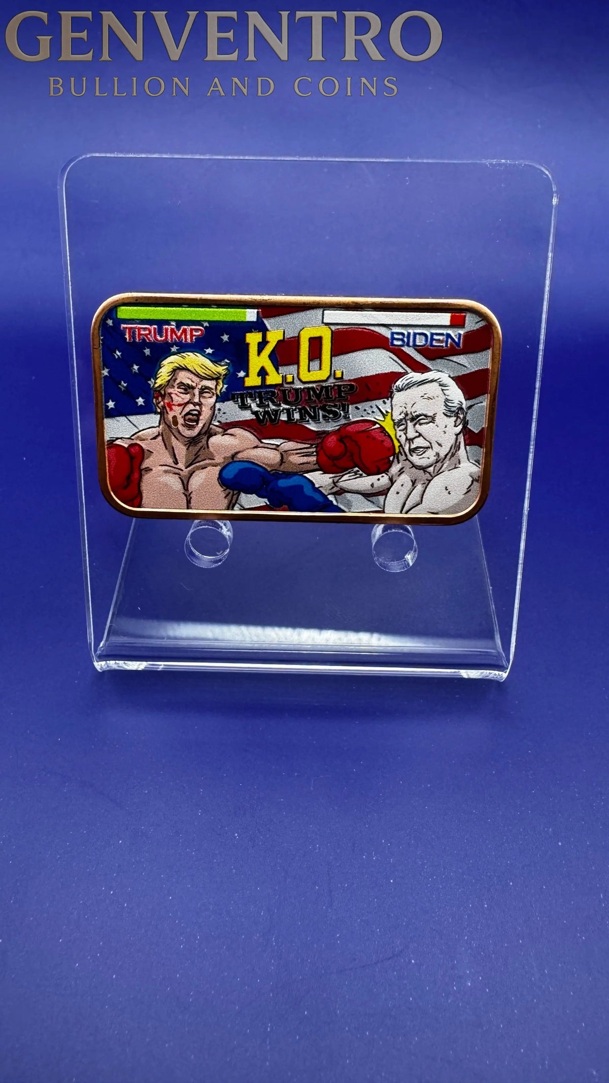 1oz Copper Bar Trump Wins K.O