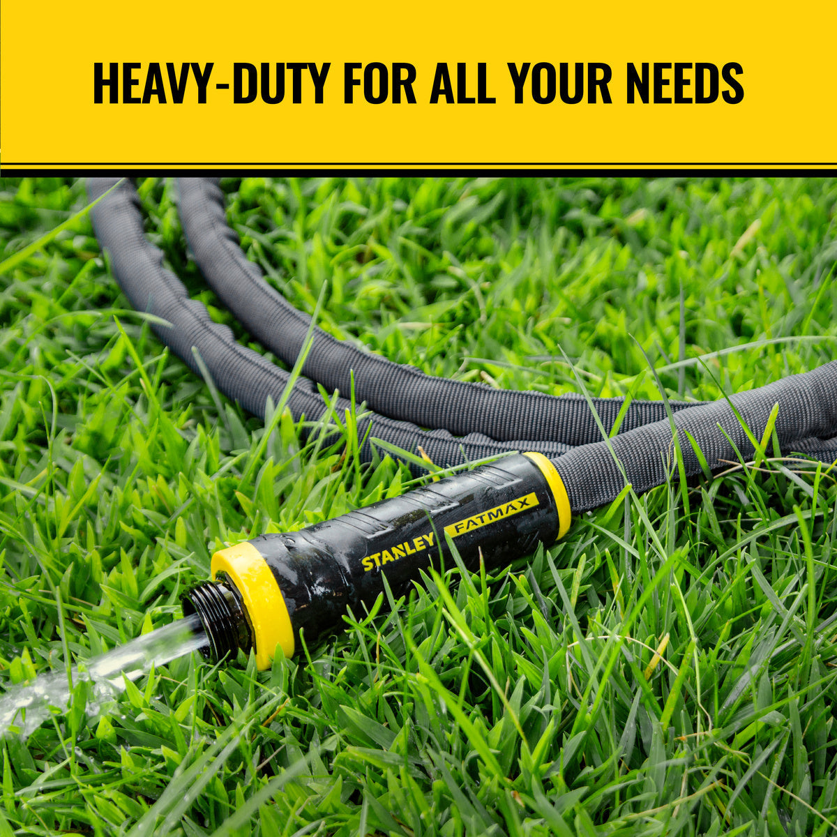 Stanley 100 ft x 5/8" Fabric Hose w/Swivel Coupling BDS90131