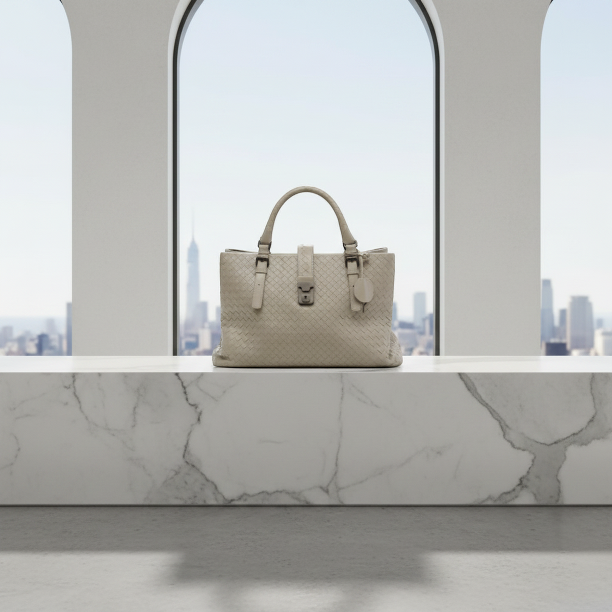 Bottega Veneta Intrecciato Rome · Leather