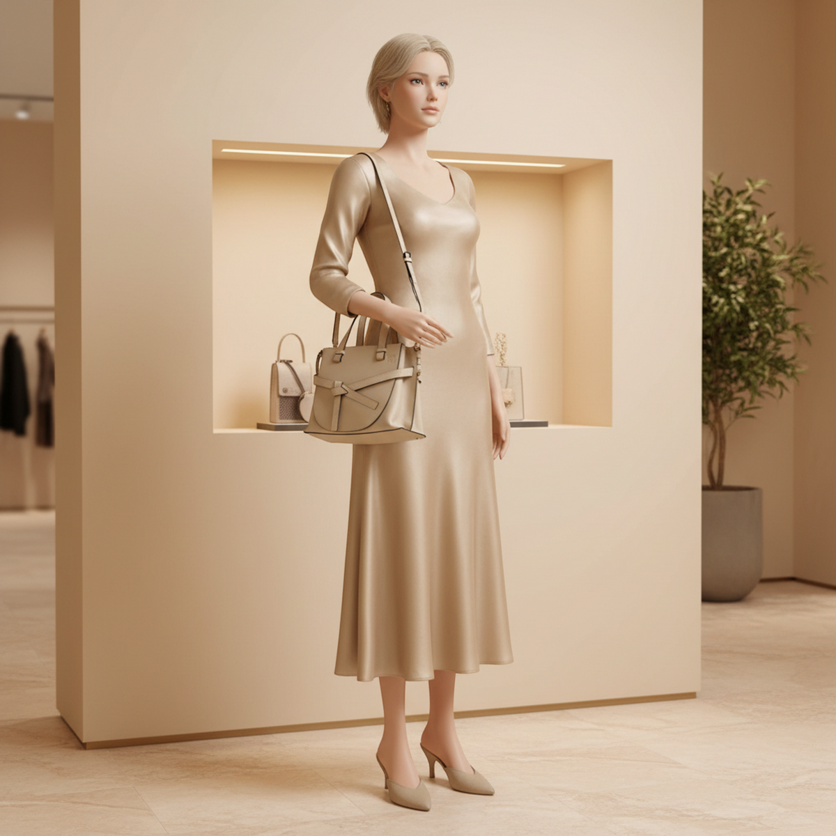 Loewe Gate Top Handle Mini · Leather
