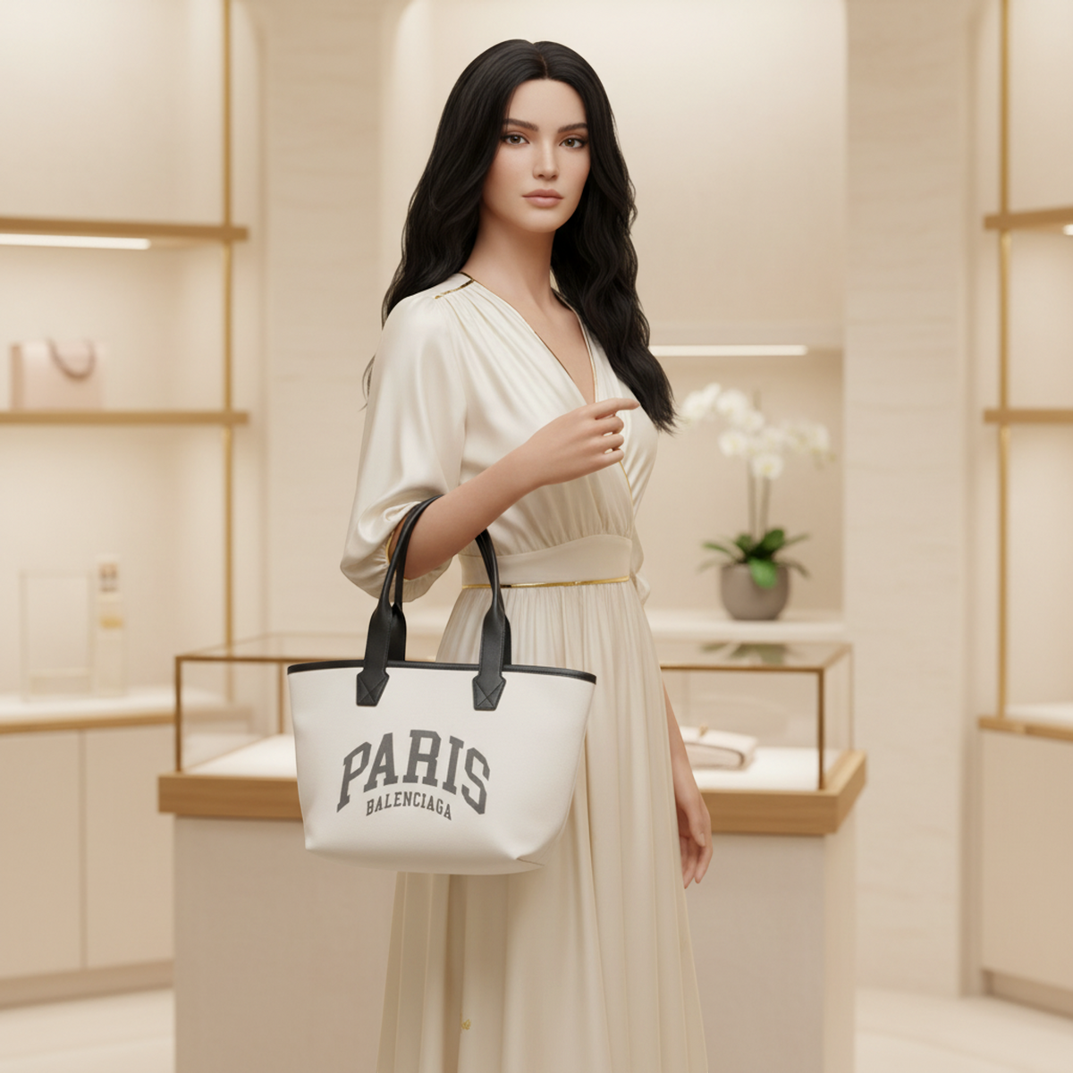 Balenciaga Jumbo Small · Canvas Tote