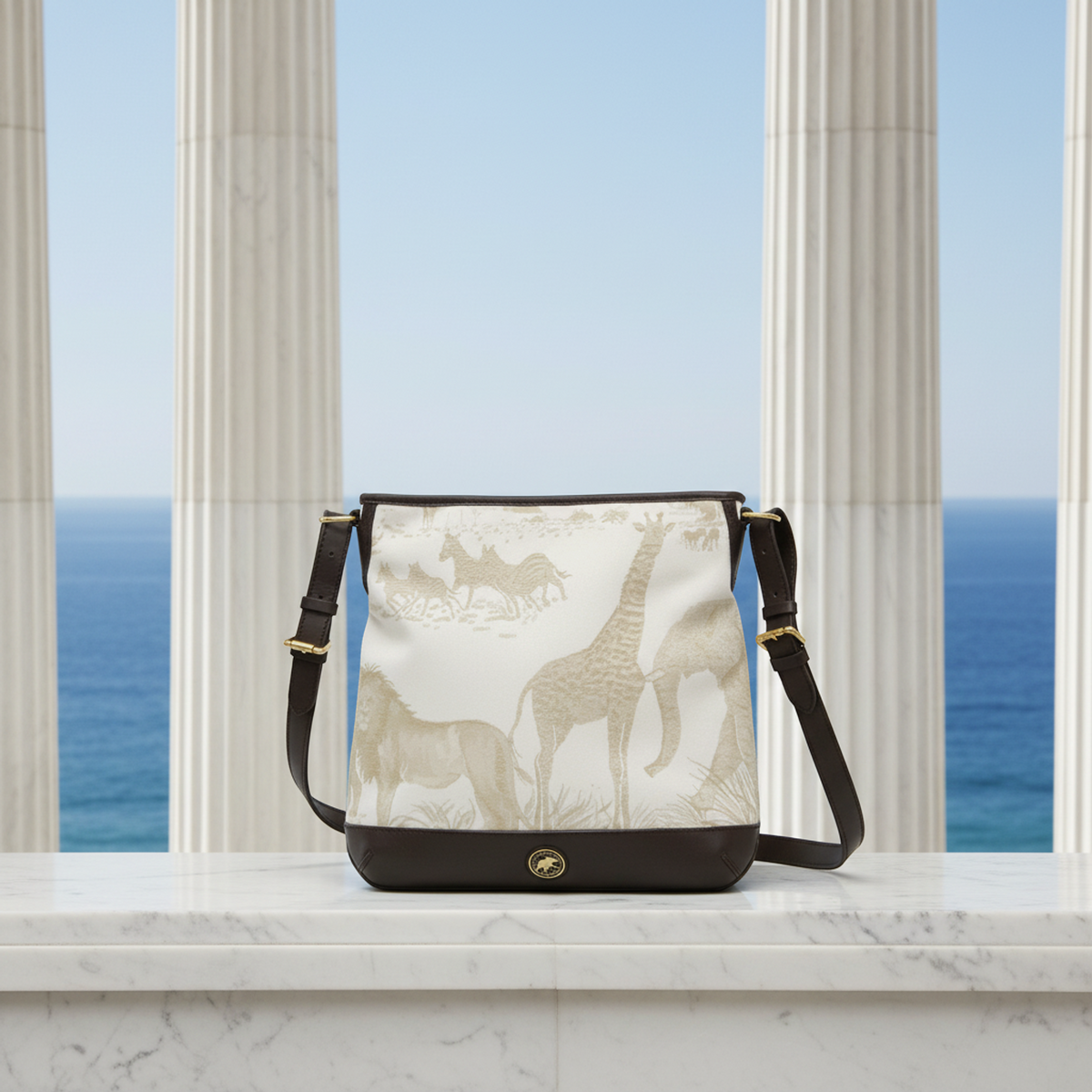 Hunting World Safari Embroidery · Canvas