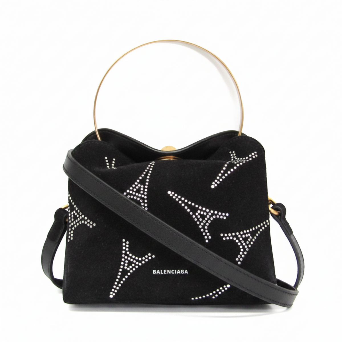 Balenciaga · Rhinestone Suede