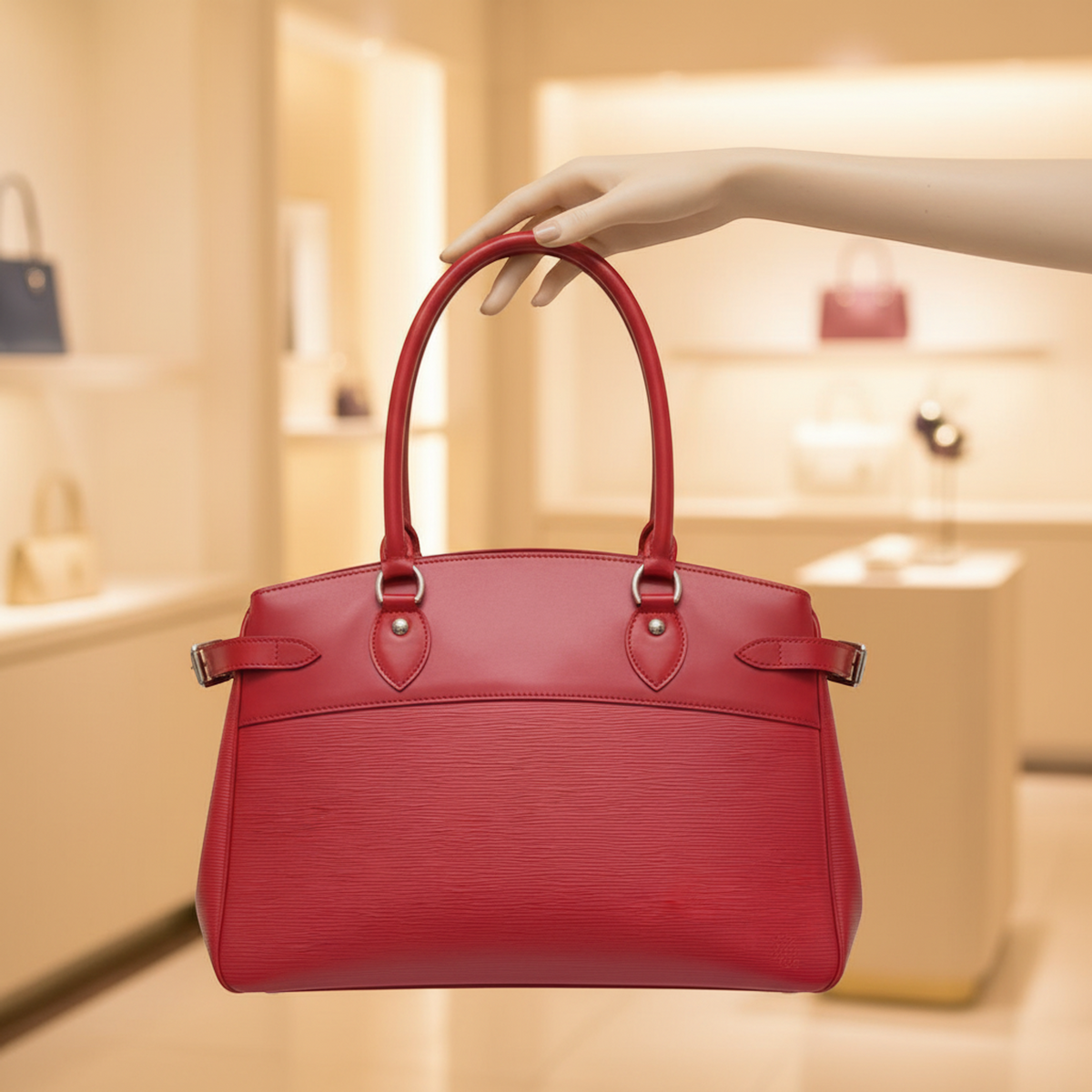 Louis Vuitton Passy GM · Epi Rouge