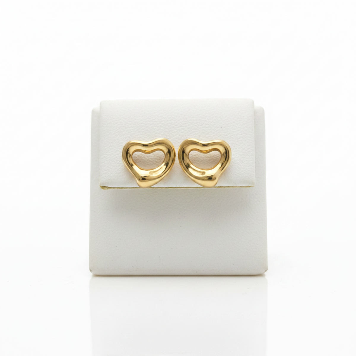 Tiffany Open Heart · Rose Gold · Studs