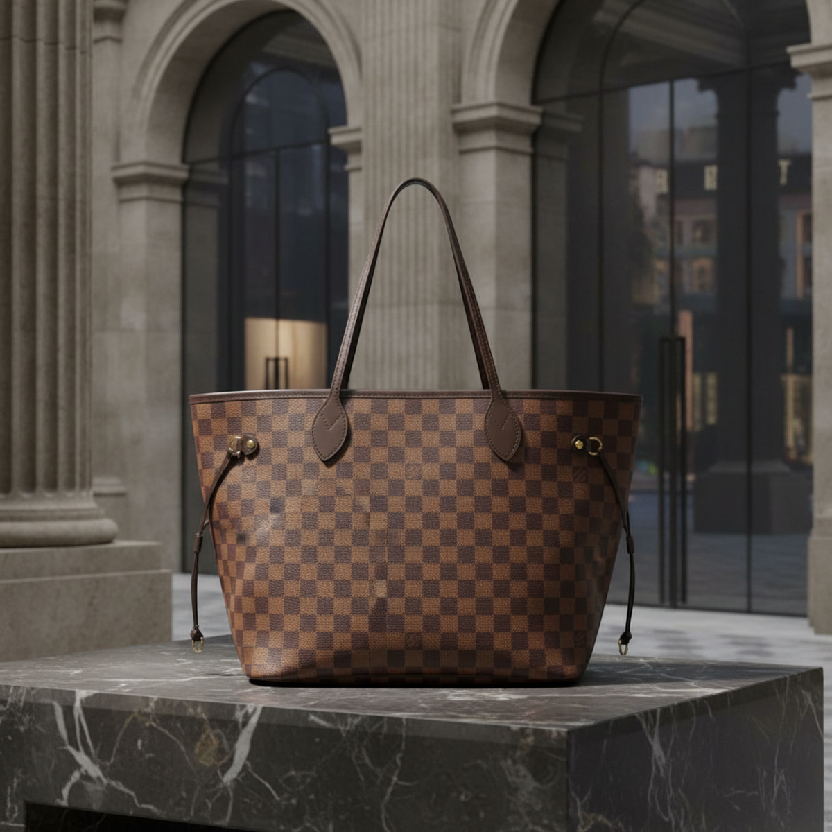 Louis Vuitton Neverfull MM · Damier