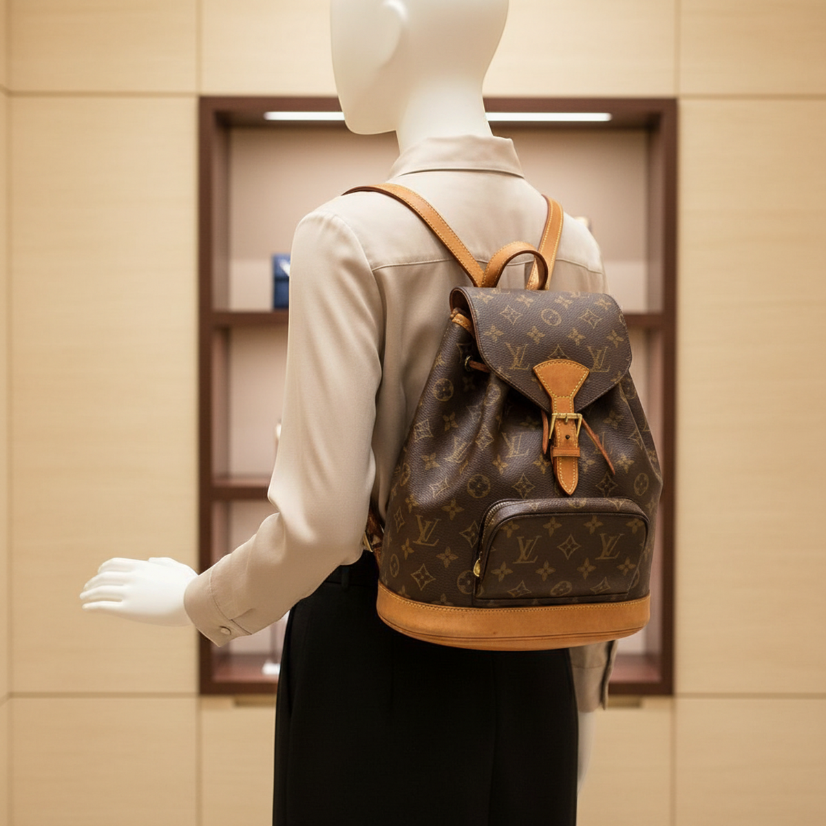 Louis Vuitton Montsouris MM · Monogram