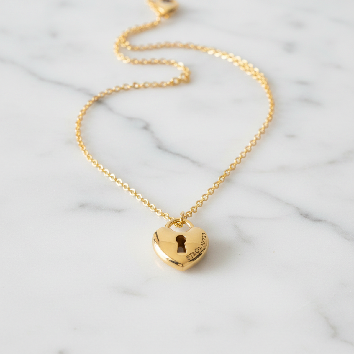 Tiffany Mini Lock Heart · Rose Gold