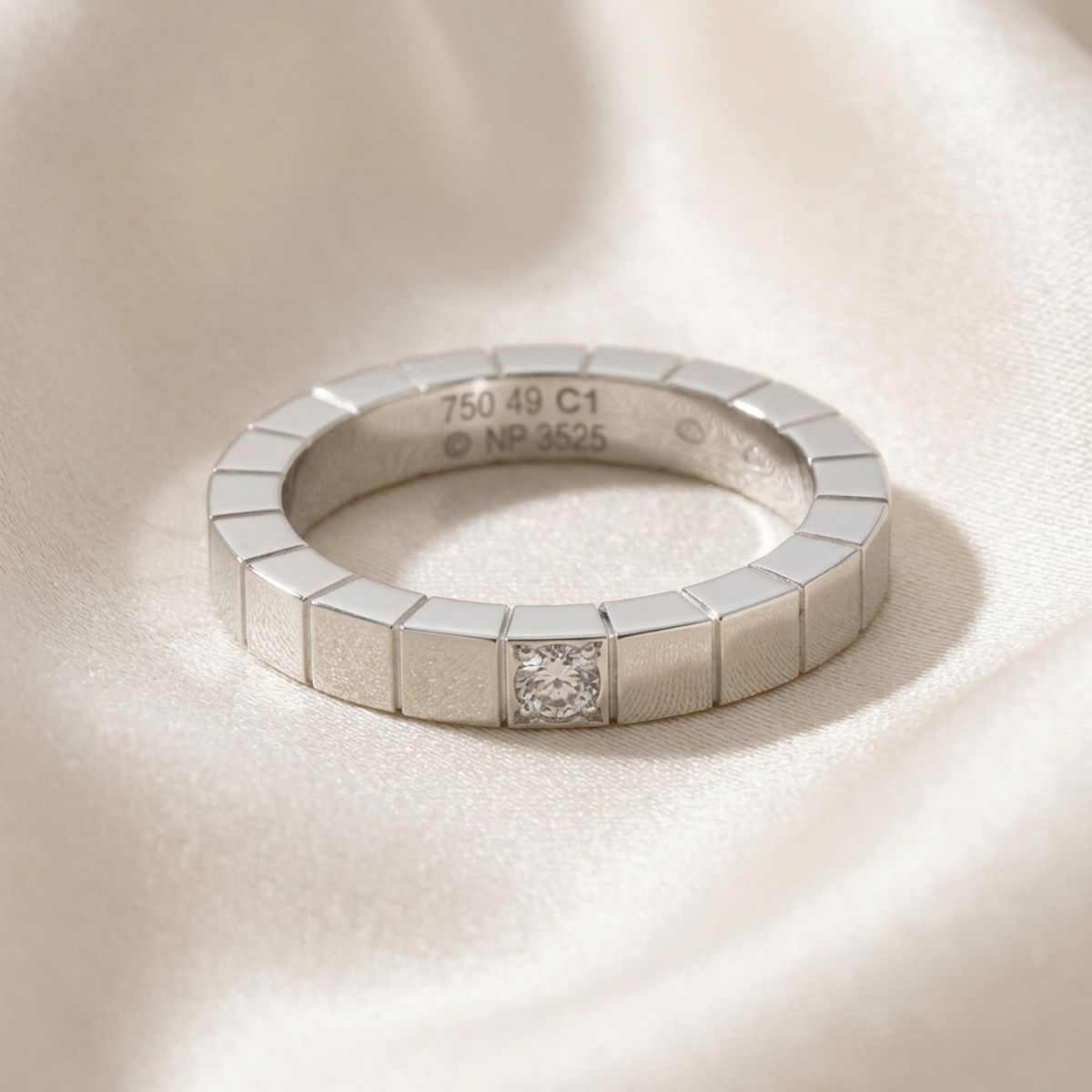 Cartier Lanieres · Diamond · 18K White Gold