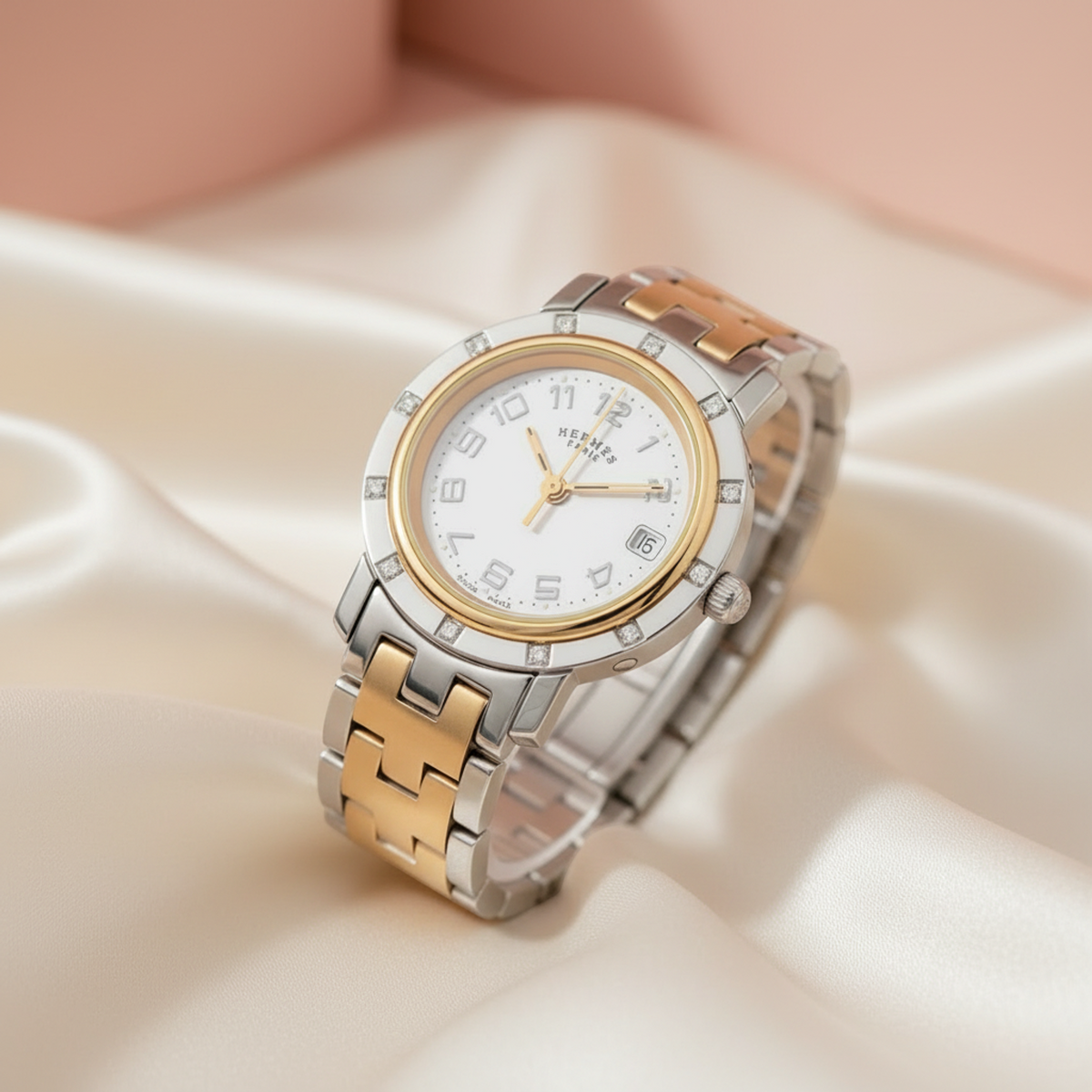 Hermes Clipper · Diamond · Mother-of-Pearl