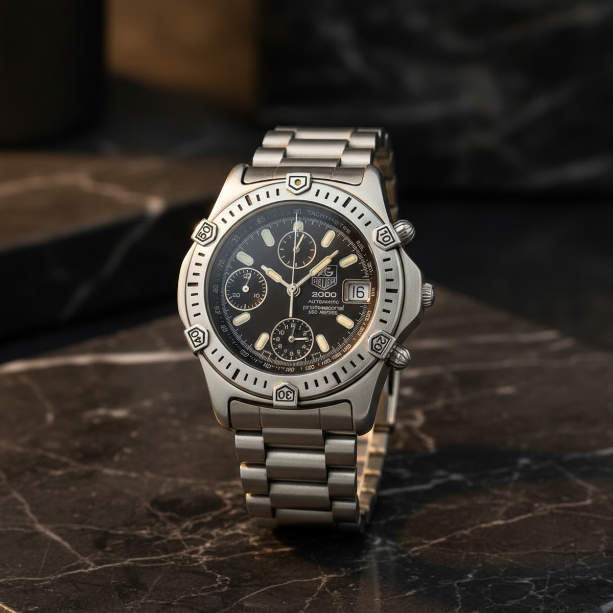 Tag Heuer 2000 · Chronograph · Steel · Automatic