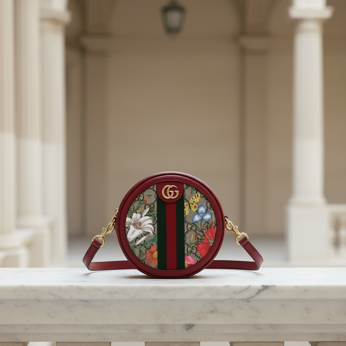 Gucci Ophidia GG Flora · Backpack