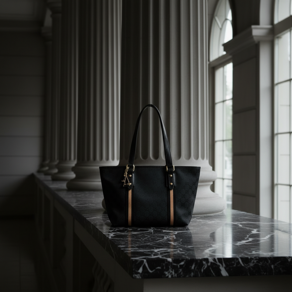 Gucci Sherry Line · GG Canvas Tote