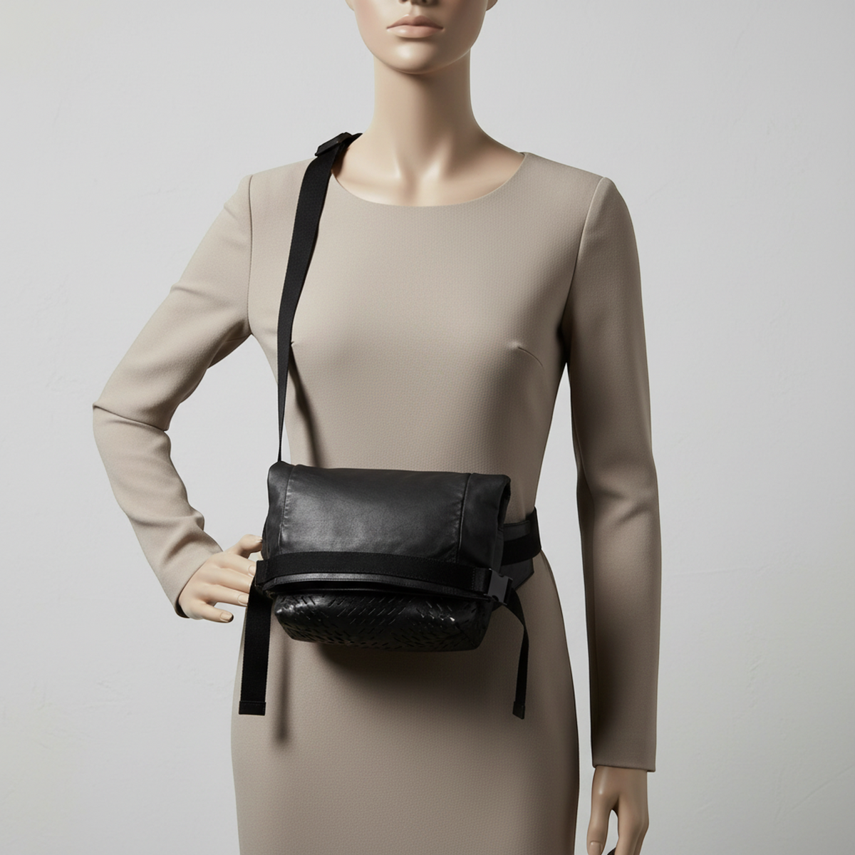 Bottega Veneta Perforated Leather Belt Bag