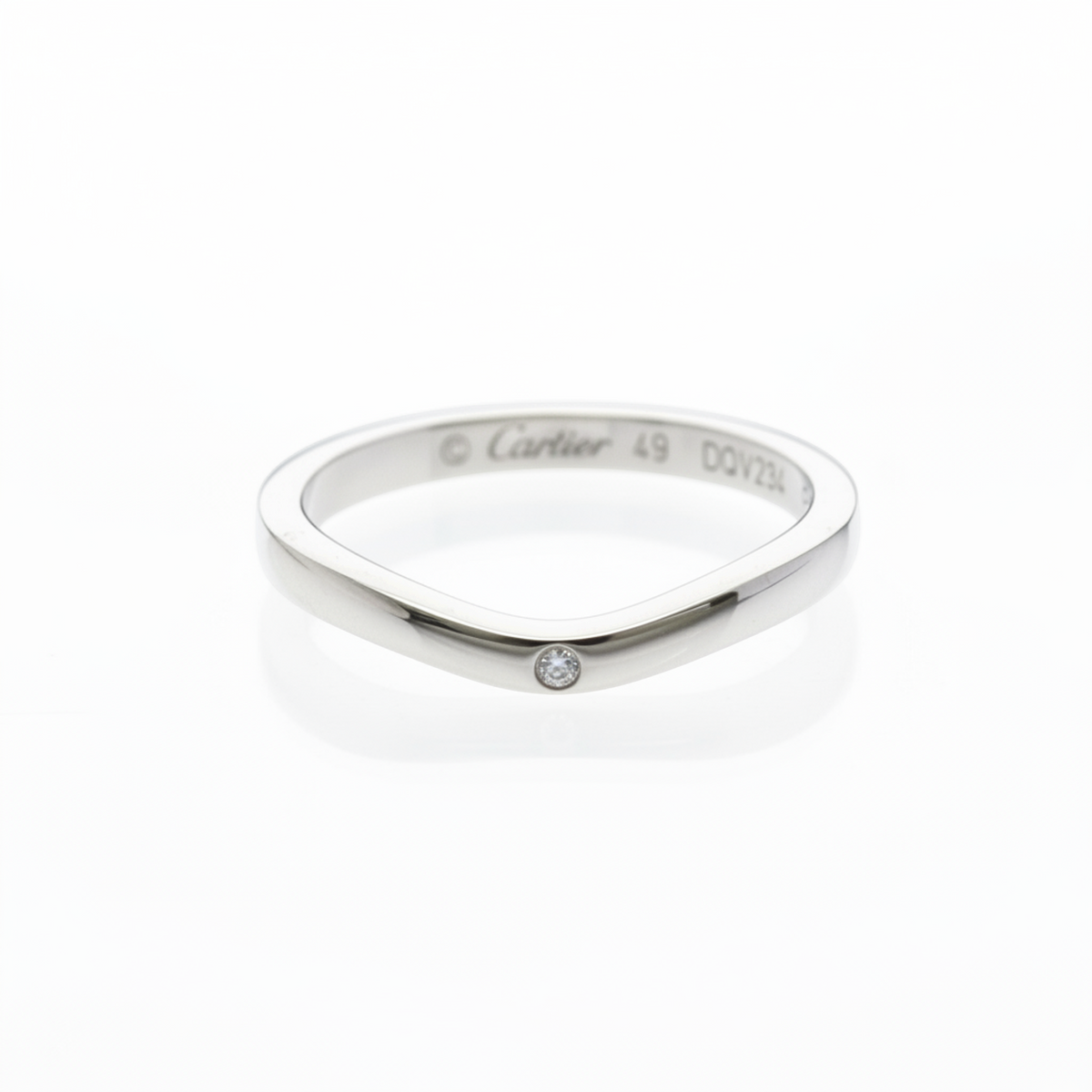 Cartier Ballerina · Platinum · Three Diamonds
