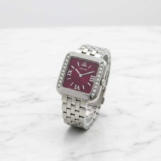 Seiko Credor Signo · Diamond · Steel · Quartz