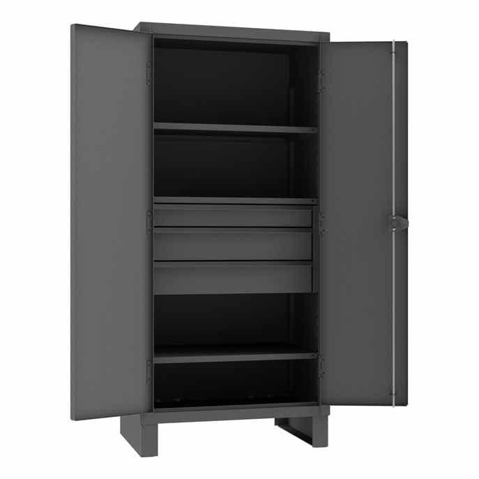 Cabinet with 3 Drawers and 3 Shelves