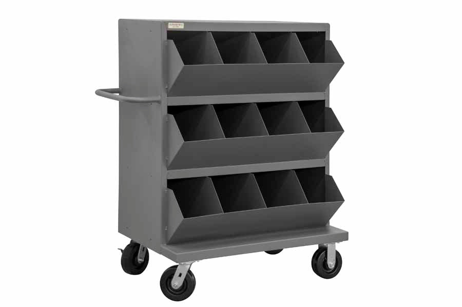 Mobile Bin with 12 Holes