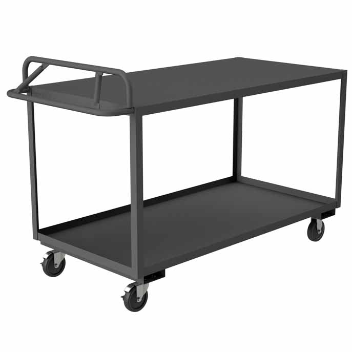 30in x 60in Stock Cart with 2 Shelves