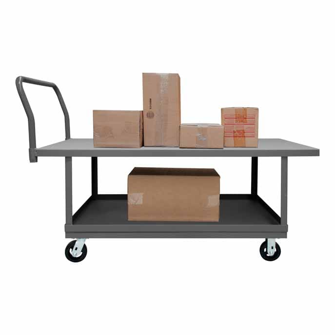 24in x 48in Platform Truck with 2 Shelves