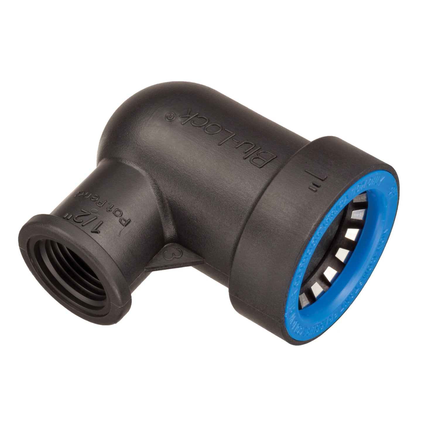 1" Blu-Lock x 1/2" FPT Reducing Elbow 37675