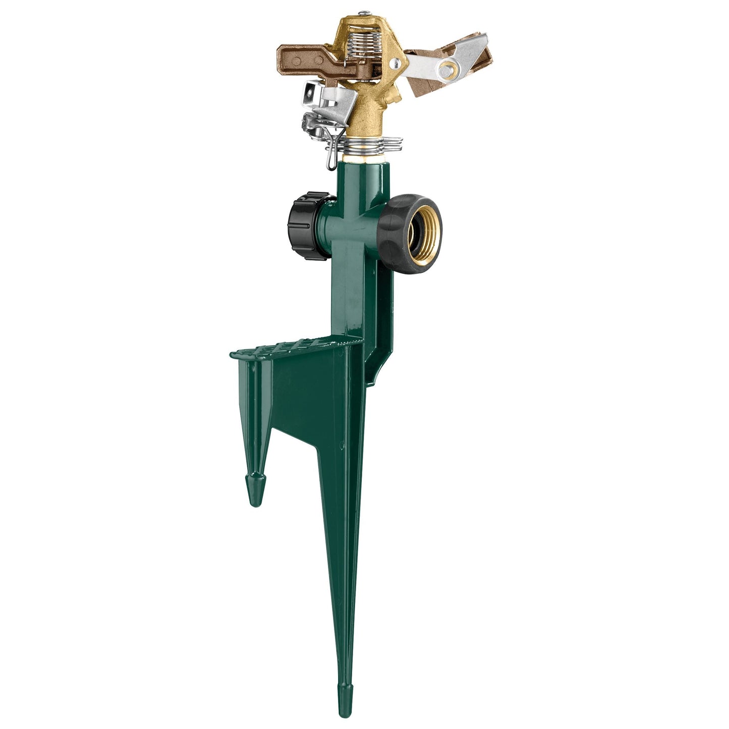 1/2-in. Brass Impact Sprinkler on Metal Step Spike 58214