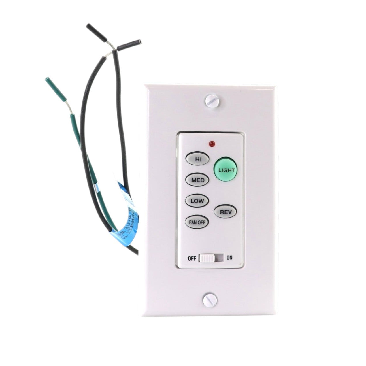 Anderic UC9051T-Wired 3-Speed Wall Switch Ceiling Fan Remote Control | CHQ9051T