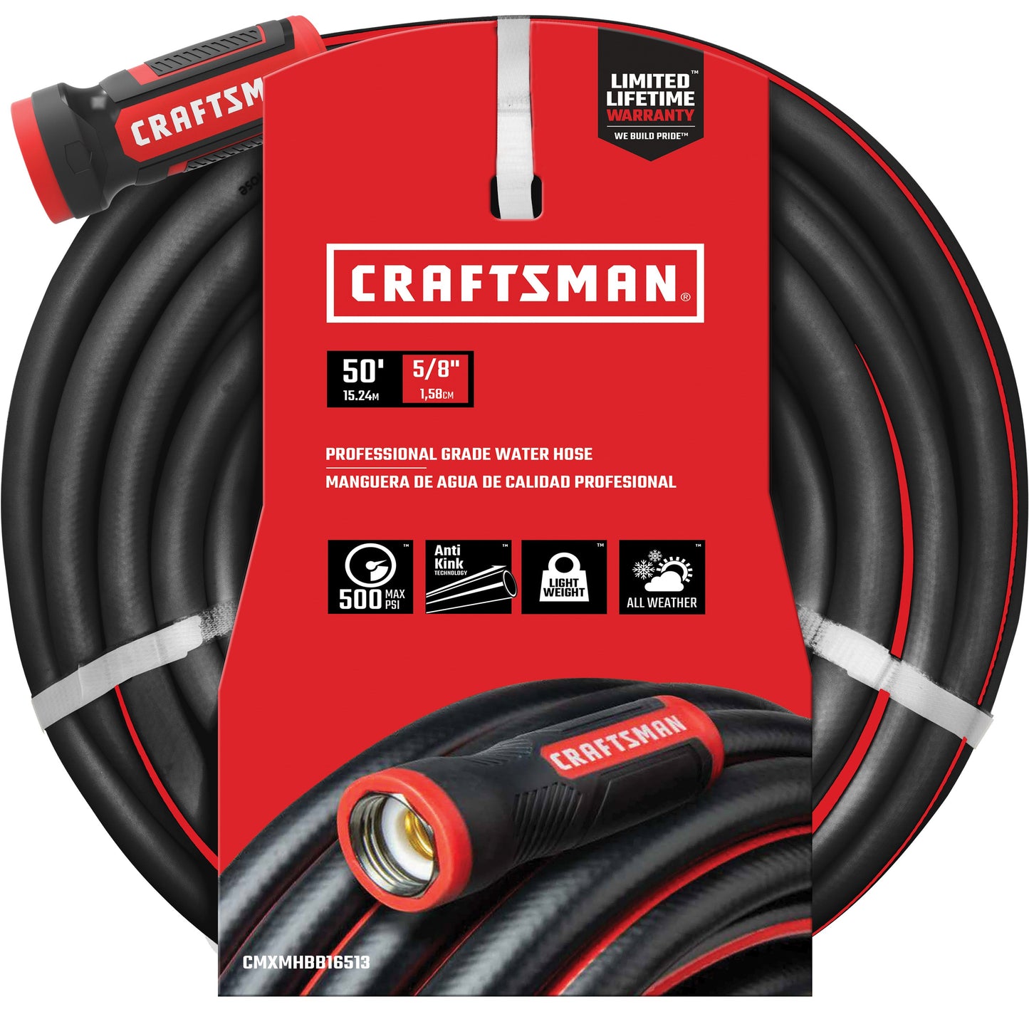 Craftsman 50 ft x 5/8" Polyfusion Hose CMXMHBB16513