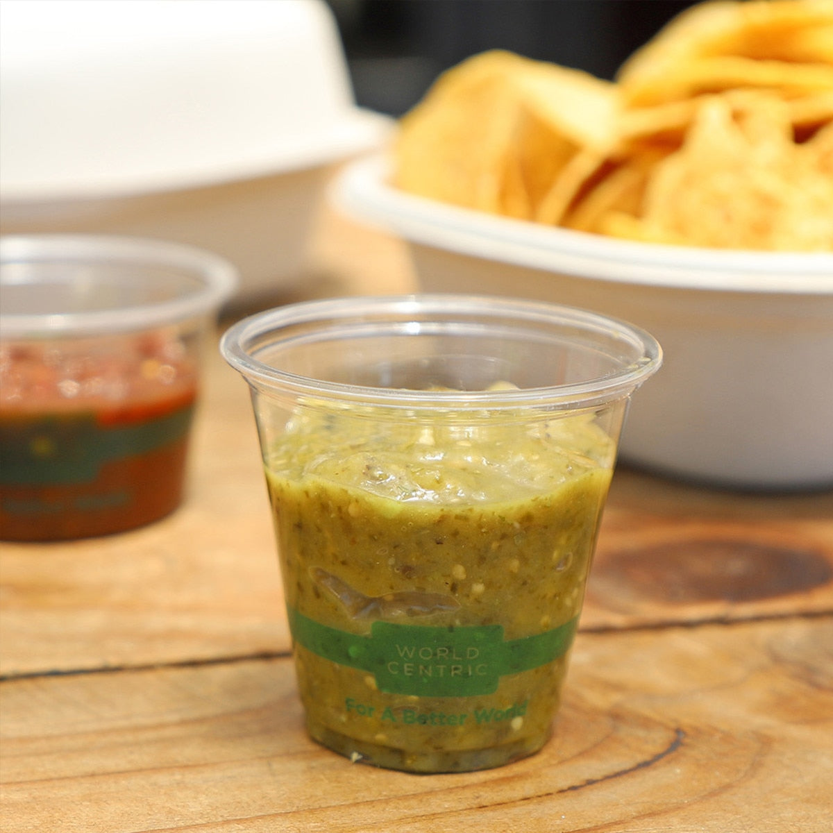 World Centric Clear Cold Cup 3oz PLA Compostable (QTY 2500), SKU CP-CS-3