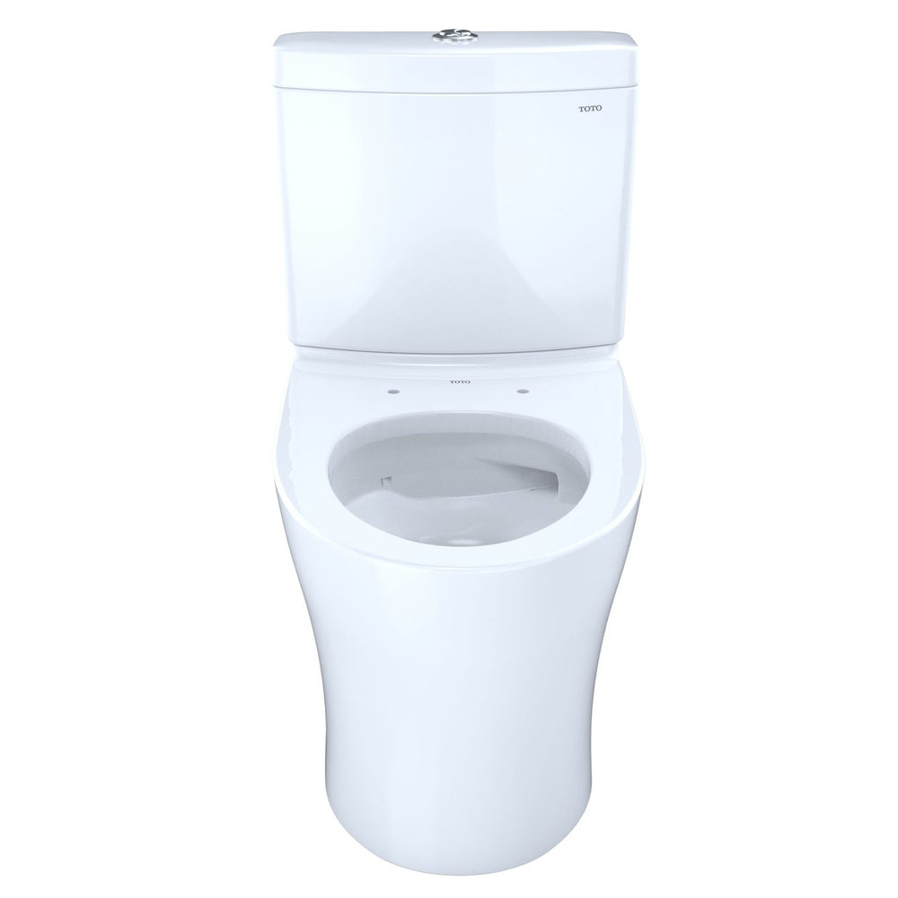 TOTO CST446CEMGN#01 Aquia IV Regular Height Dual Flush Elongated Two-Piece Toilet, White