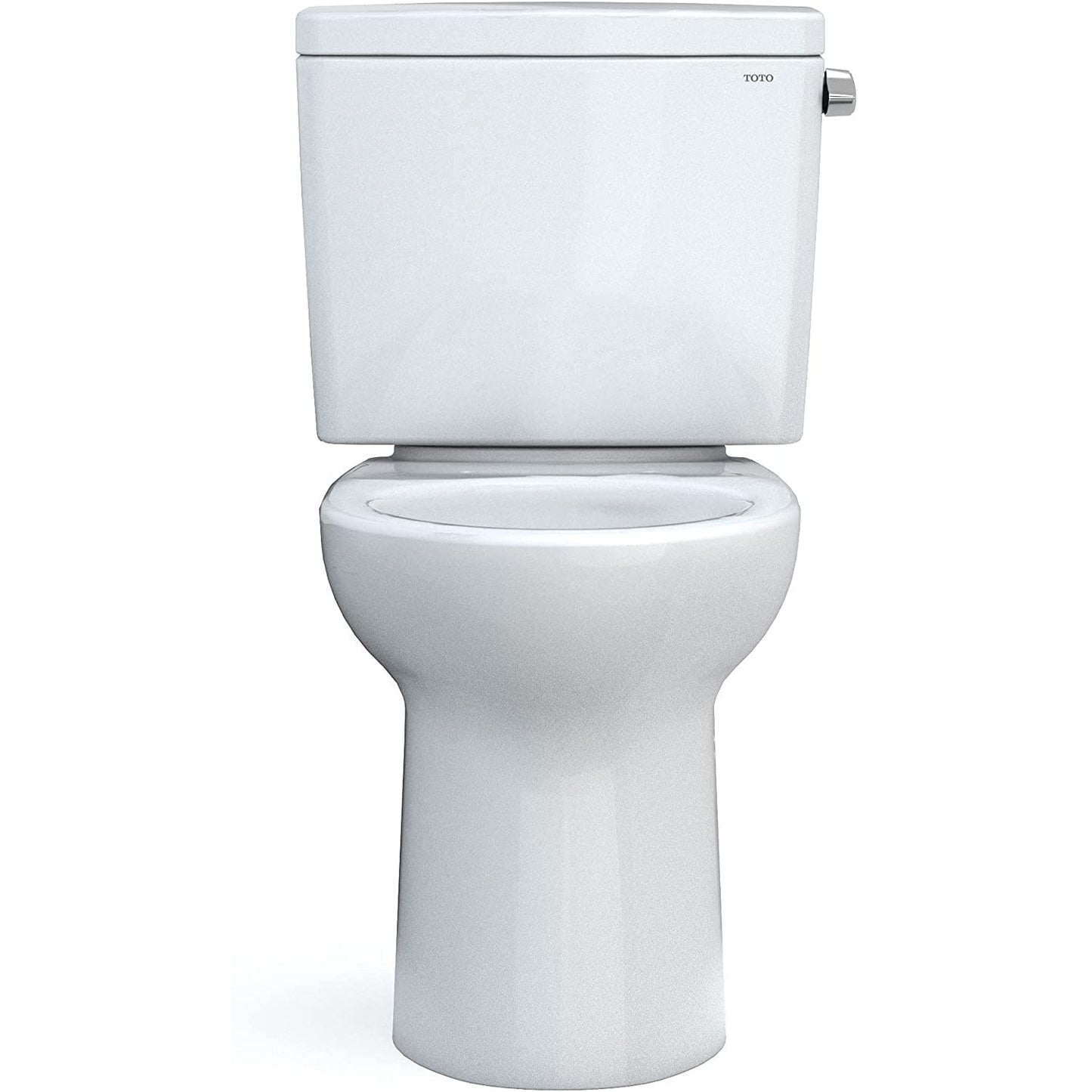 TOTO Drake 2-Piece Elongated Toilet with CeFiONtect and 1.28 GPF Tornado Flush, Right-Hand Lever, CST776CERG#01