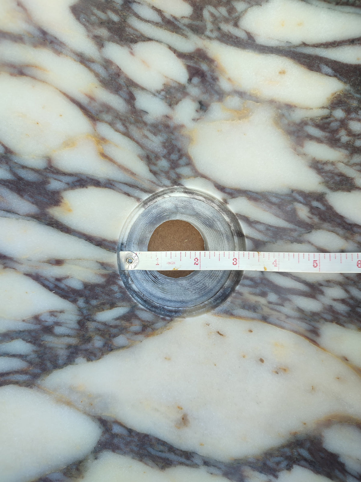 Calacatta Viola Marble Oval Above Vanity Bathroom Sink 14x18x5