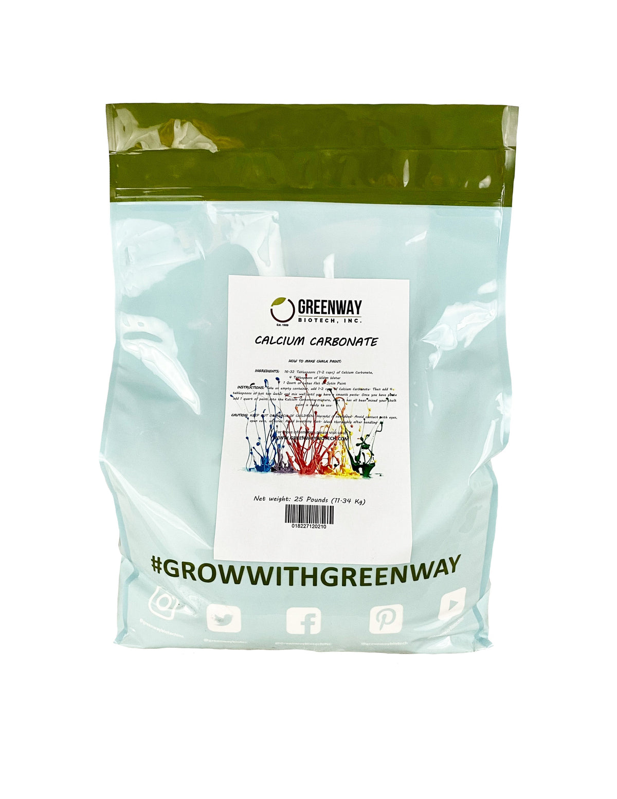 Calcium Carbonate Powder, 200 Mesh Chalk Paint Additive