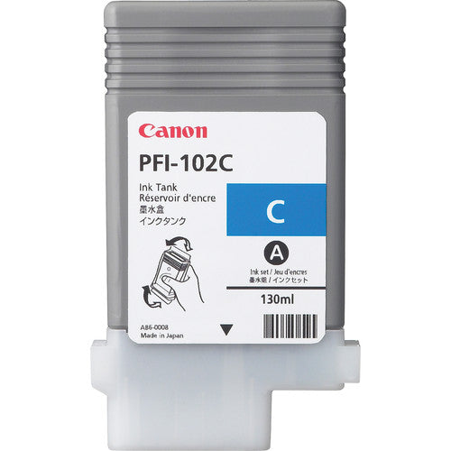 Canon Ink Tank PFI-102C - Cyan Ink Tank 130ml
