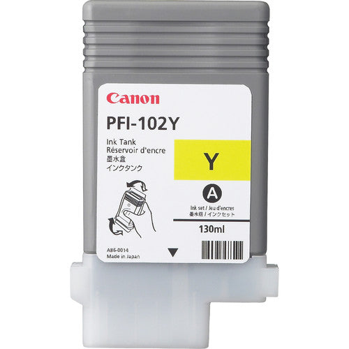 Canon Ink Tank PFI-102Y - Yellow Ink Tank 130ml