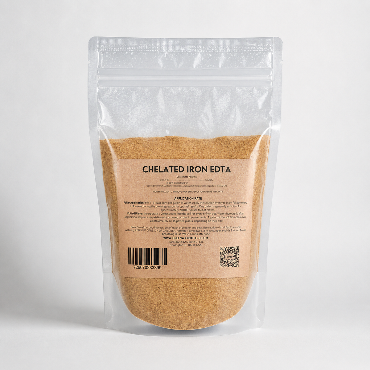 Chelated Iron EDTA Fertilizer 13.2% Fe