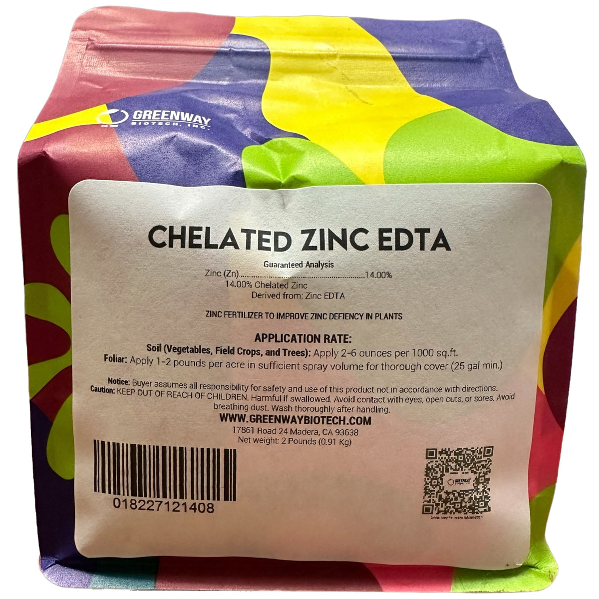 Chelated Zinc EDTA Fertilizer 14% Zn