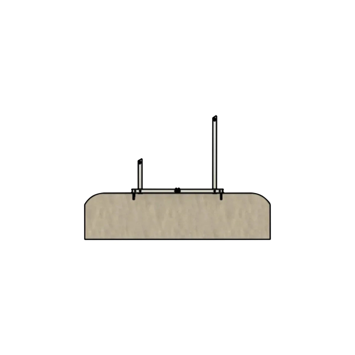 IntegraRack Concrete Slab/Footing Lag Bolt Mounting Kit
