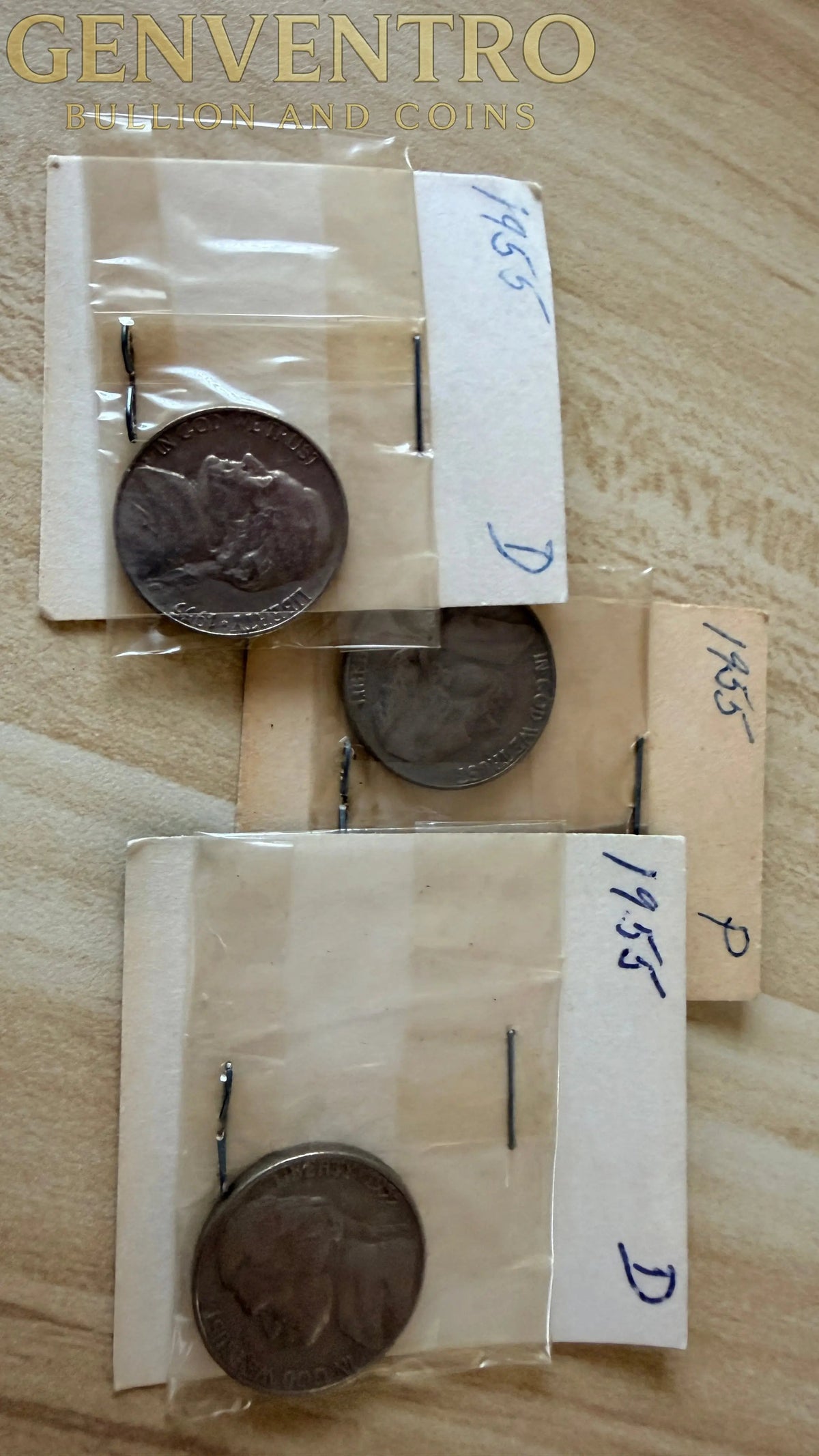 1955-D P Jefferson Nickel BU