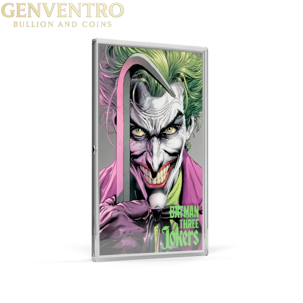 Agoro 1 oz Silver Batman Three Jokers #1 - The Clown - CHASER - BRAND NEW SEALED
