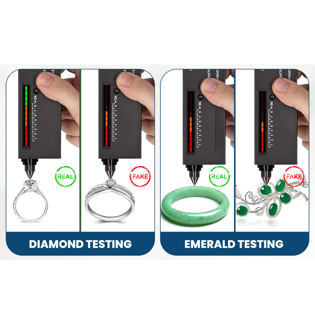 GTE Digital Diamond Tester – Electronic Gemstone & Jewelry Testing Tool