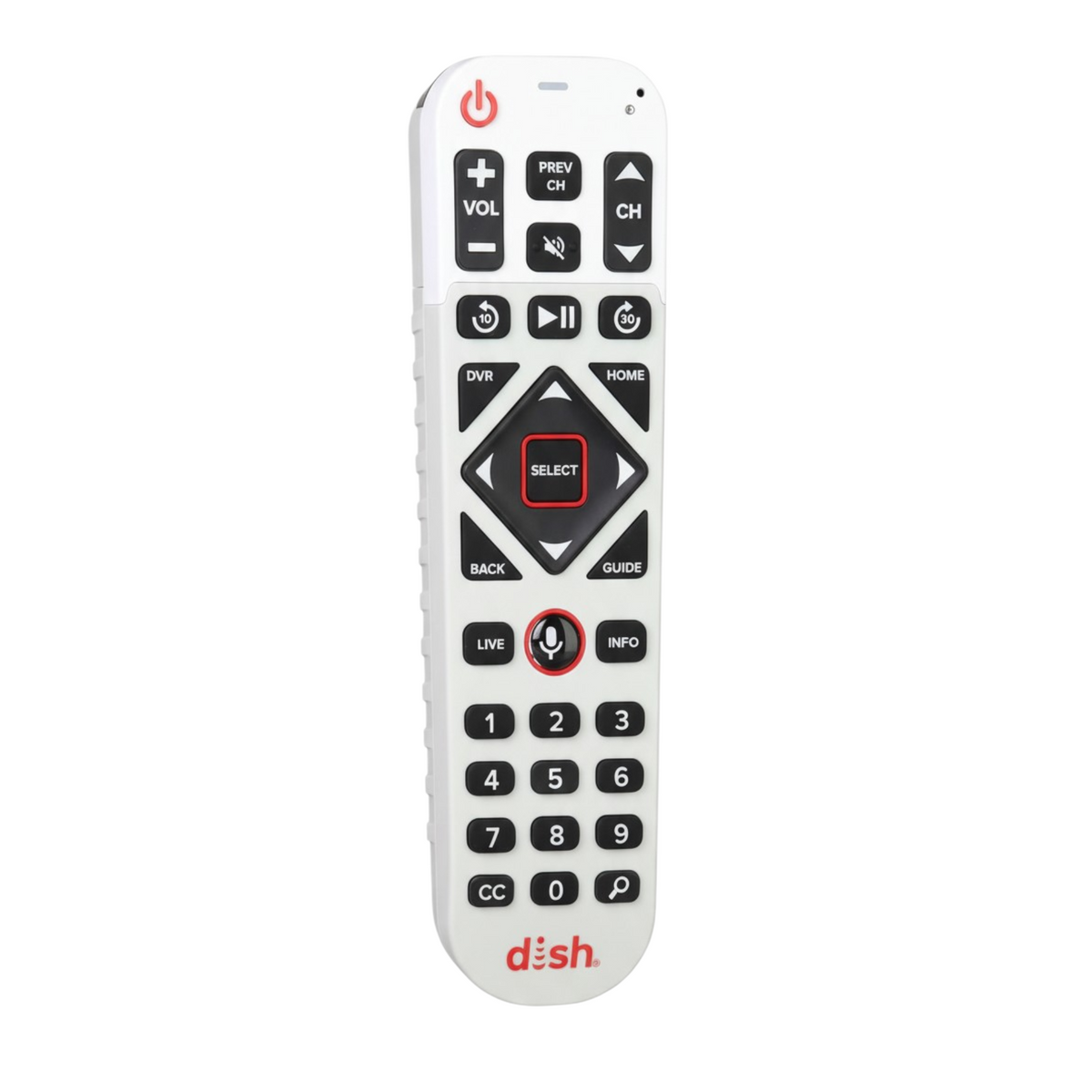 Dan's Originals For DISH 60.0 / RF4CE Satellite Box Remote Control with Voice | OEM | Backlight - 60.0-VOICE